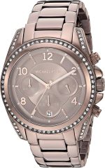 Michael Kors Blair Chronograph Stainless Steel Watch with Glitz Accents